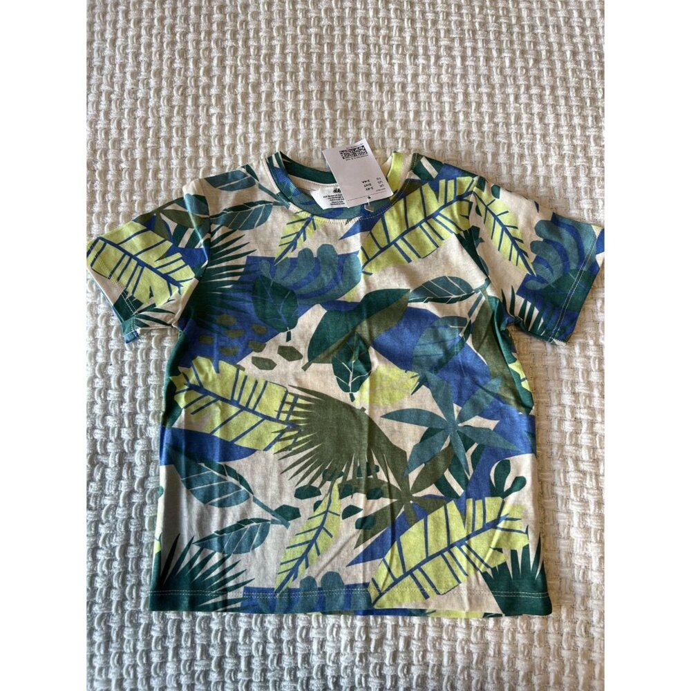 NWT H&M Palm Leaves Tee